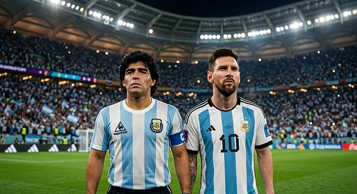 Messi and Maradona Magical World Cup
